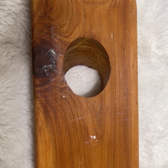 Amazing Balancing Wooden Wine Bottle Holder Double Hole 2 Bottle Capacity Daku - Picture 10 of 11